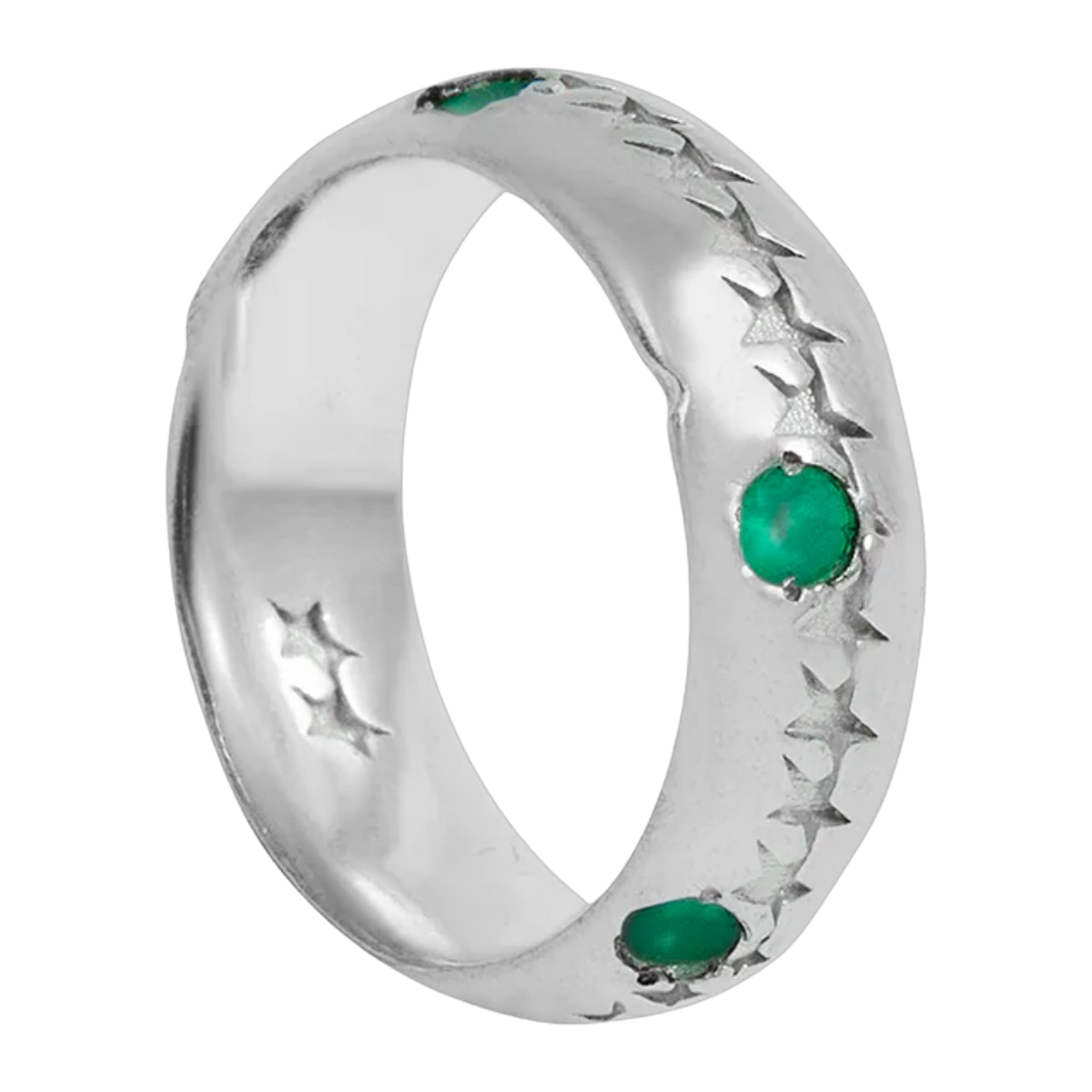 Icon Green Stone Ring