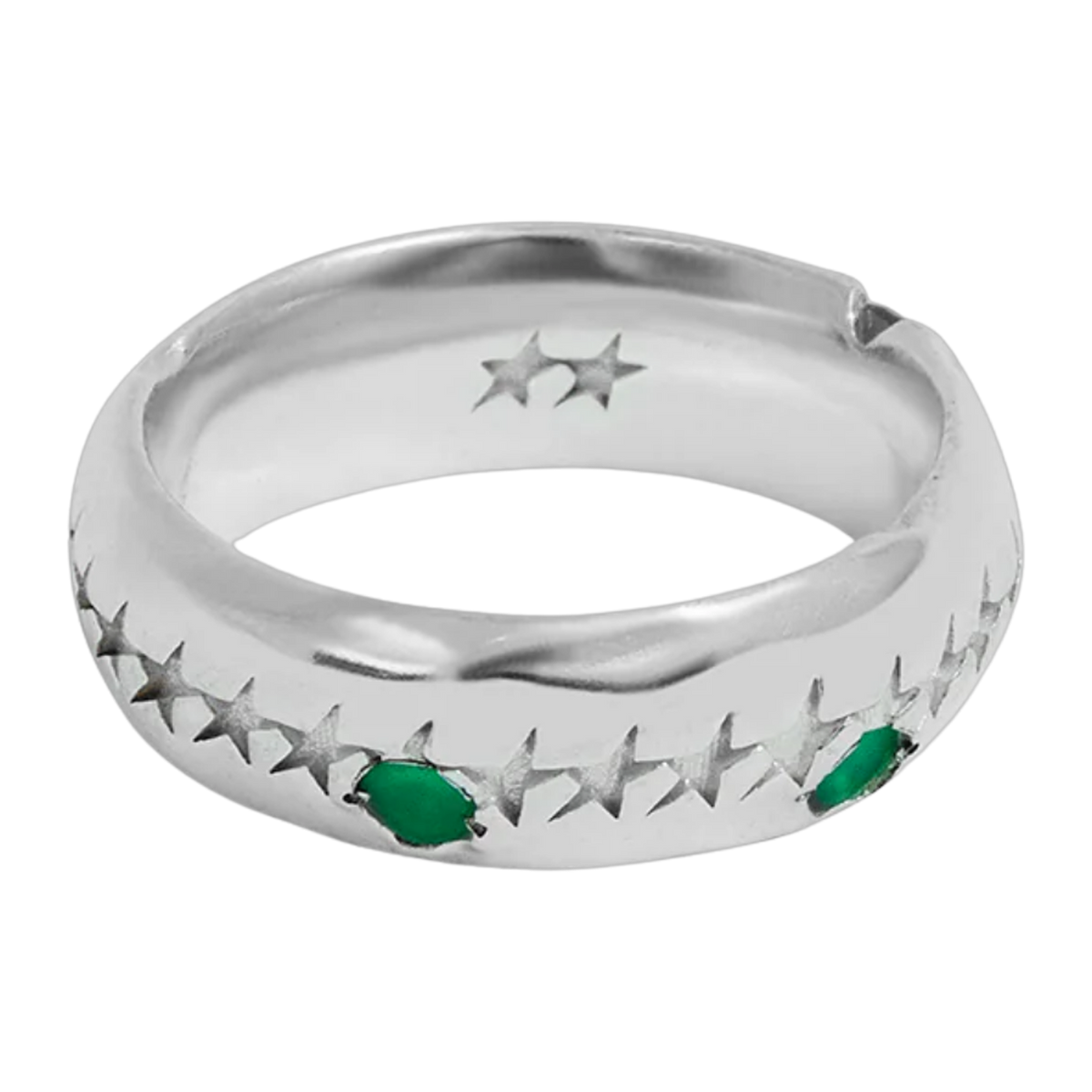 Icon Green Stone Ring