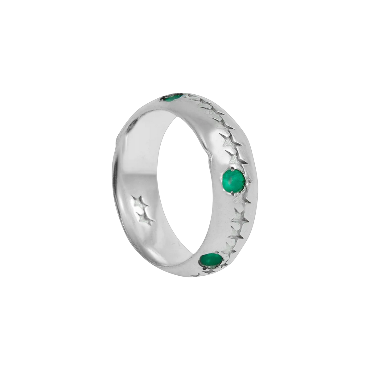 Icon Green Stone Ring