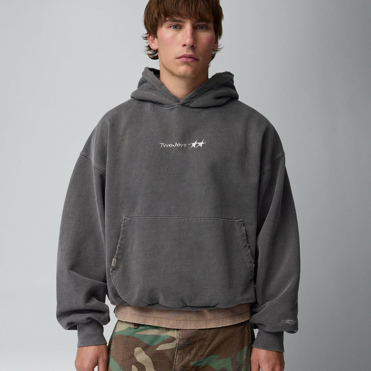 Two Jeys Icon Hoodie Grey