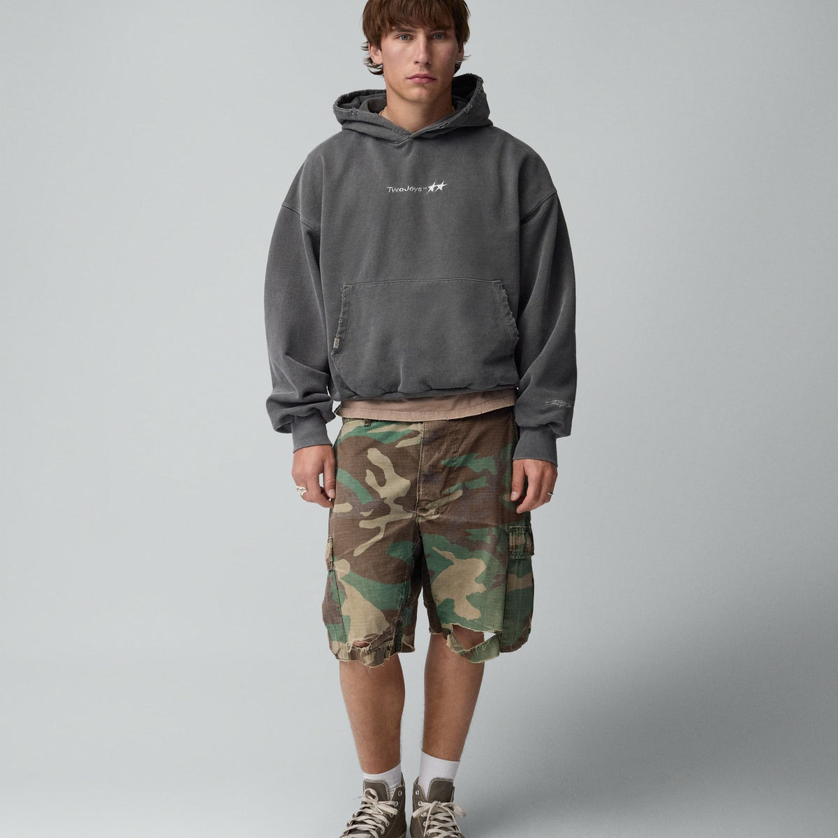 Two Jeys Icon Hoodie Grey