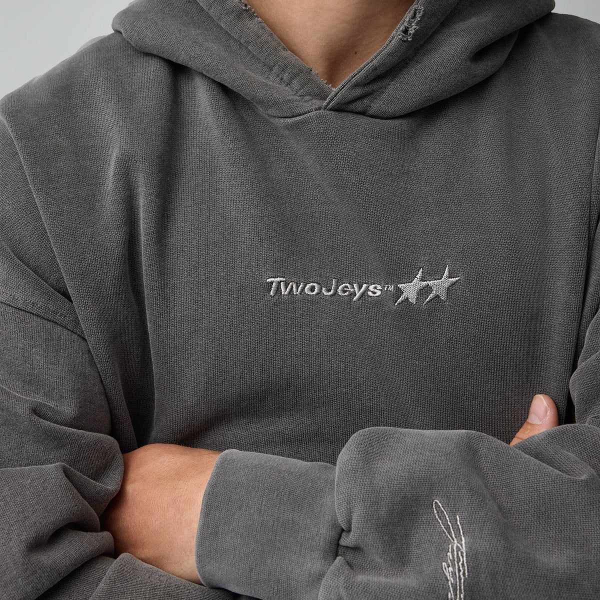 Two Jeys Icon Hoodie Grey