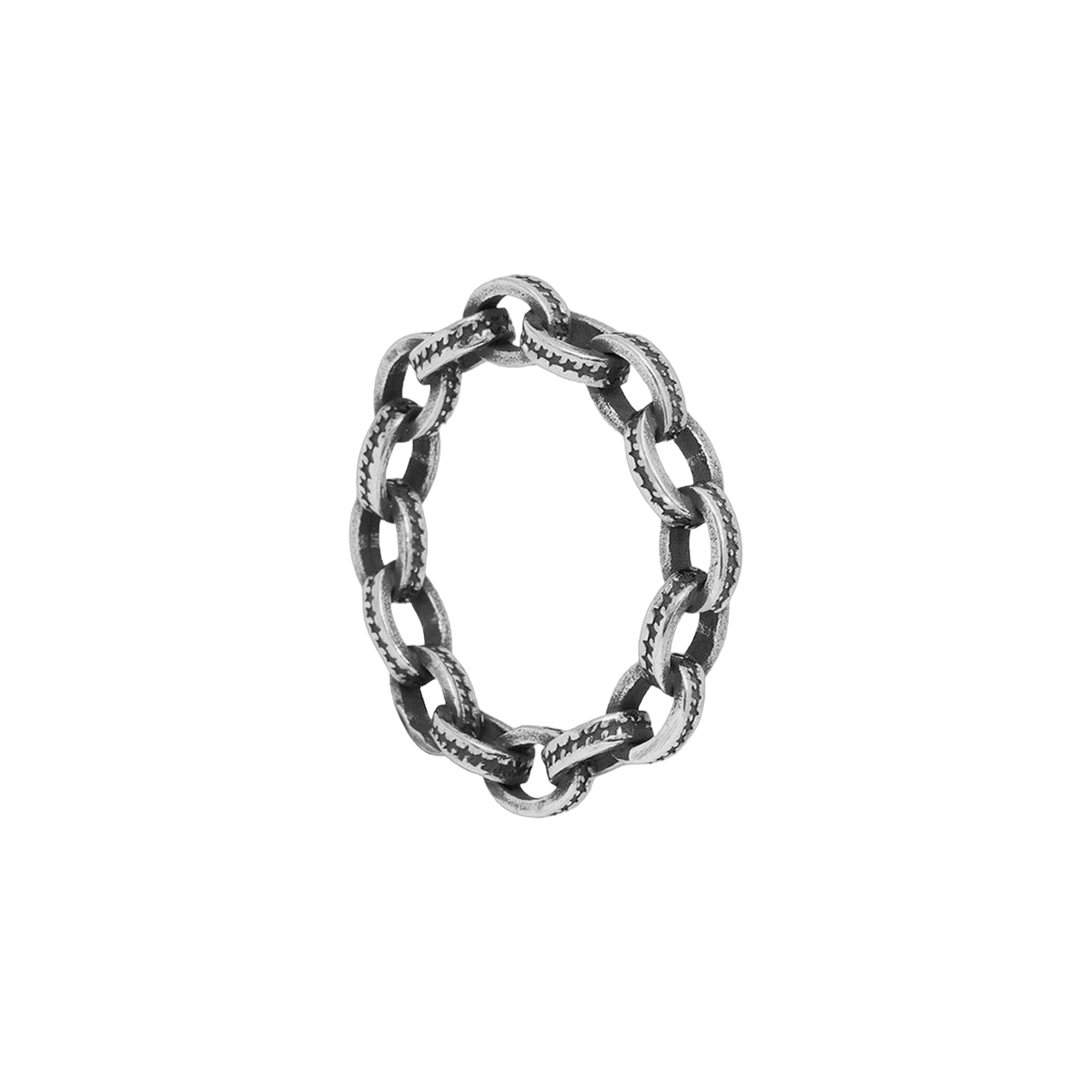 Two Jeys Icon Multi Link Ring Silver 20