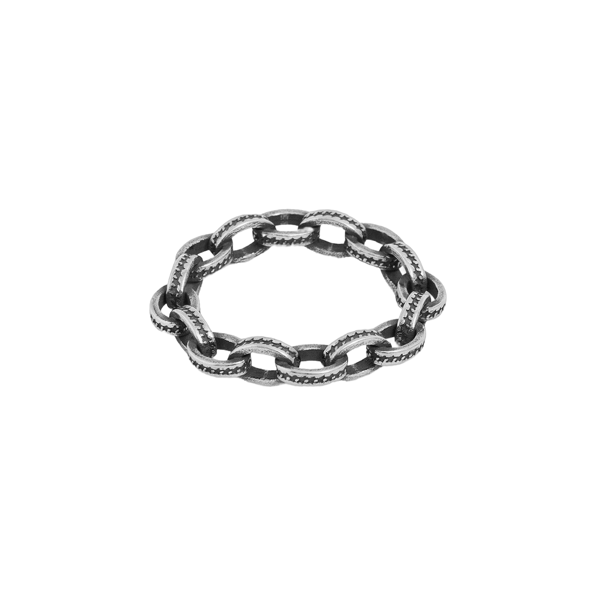 Two Jeys Icon Multi Link Ring Silver 20