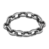 Two Jeys Icon Multi Link Ring Silver 20