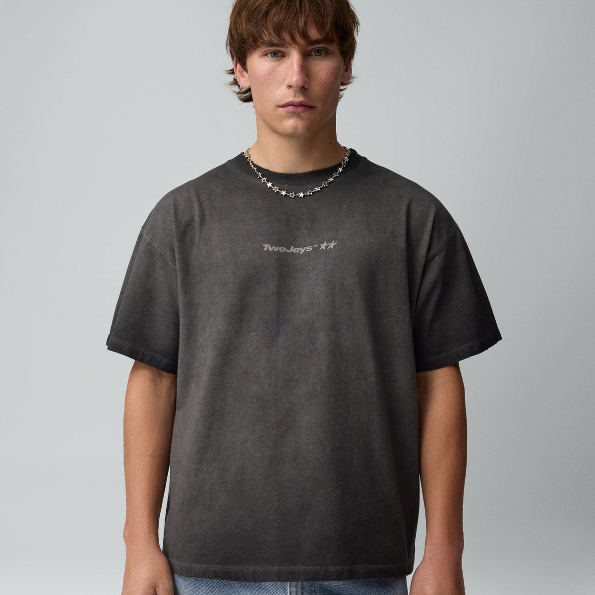 Two Jeys Icon Washed Black T-Shirt