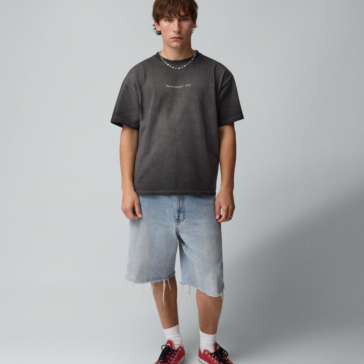 Two Jeys Icon Washed Black T-Shirt