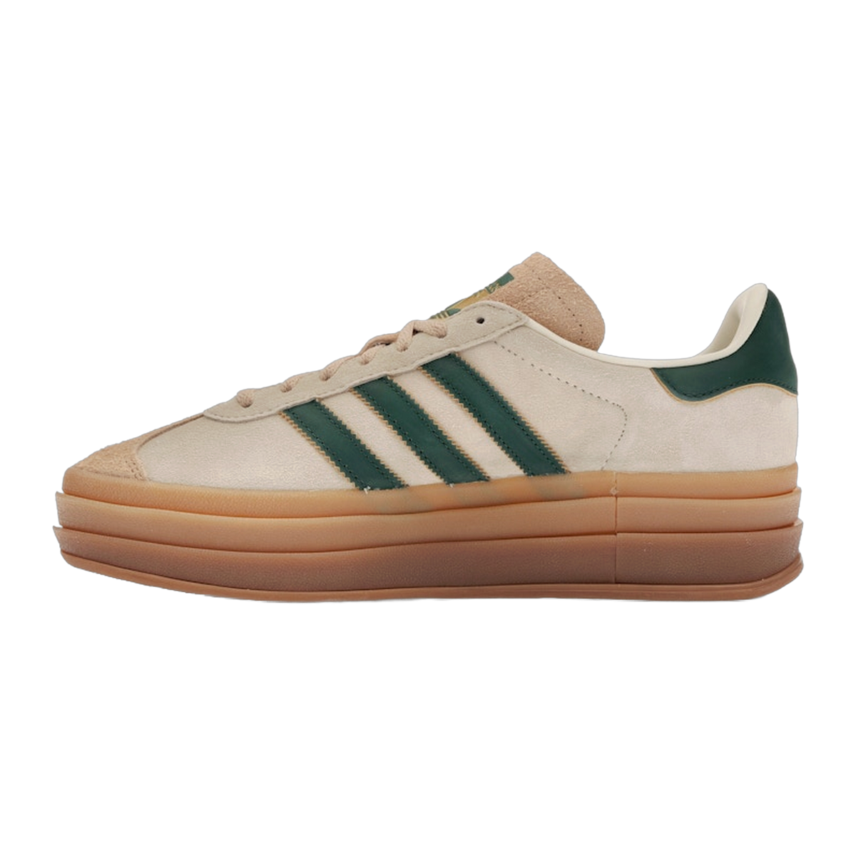 adidas Gazelle Bold Magic Beige Collegiate Green — kolab
