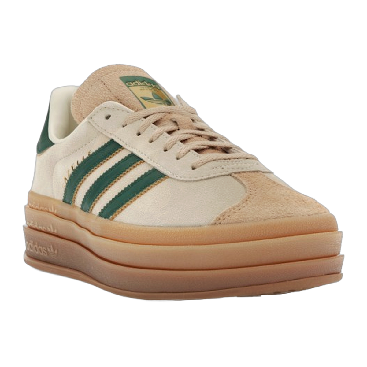 adidas Gazelle Bold Magic Beige Collegiate Green — kolab