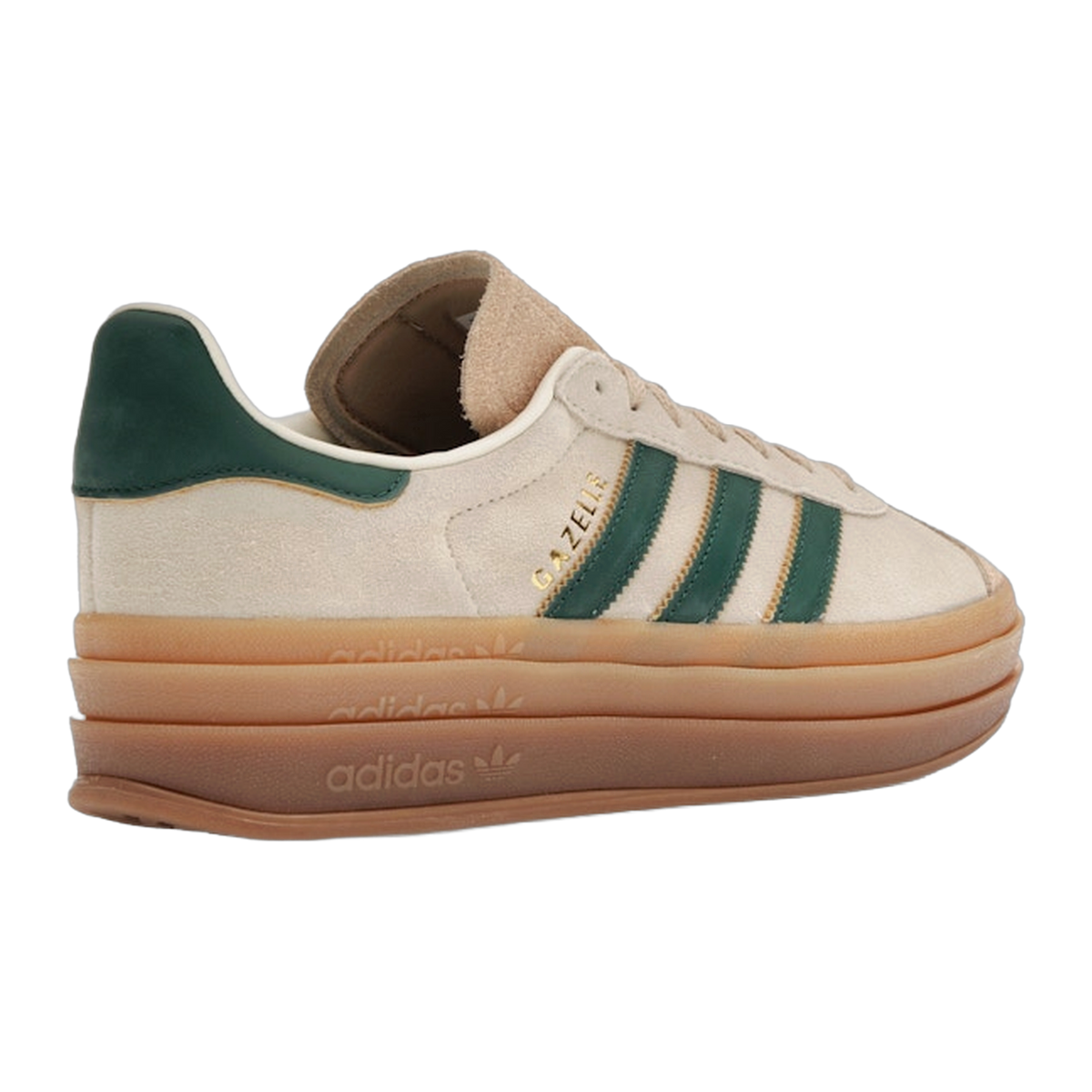 adidas Gazelle Bold Magic Beige Collegiate Green — kolab