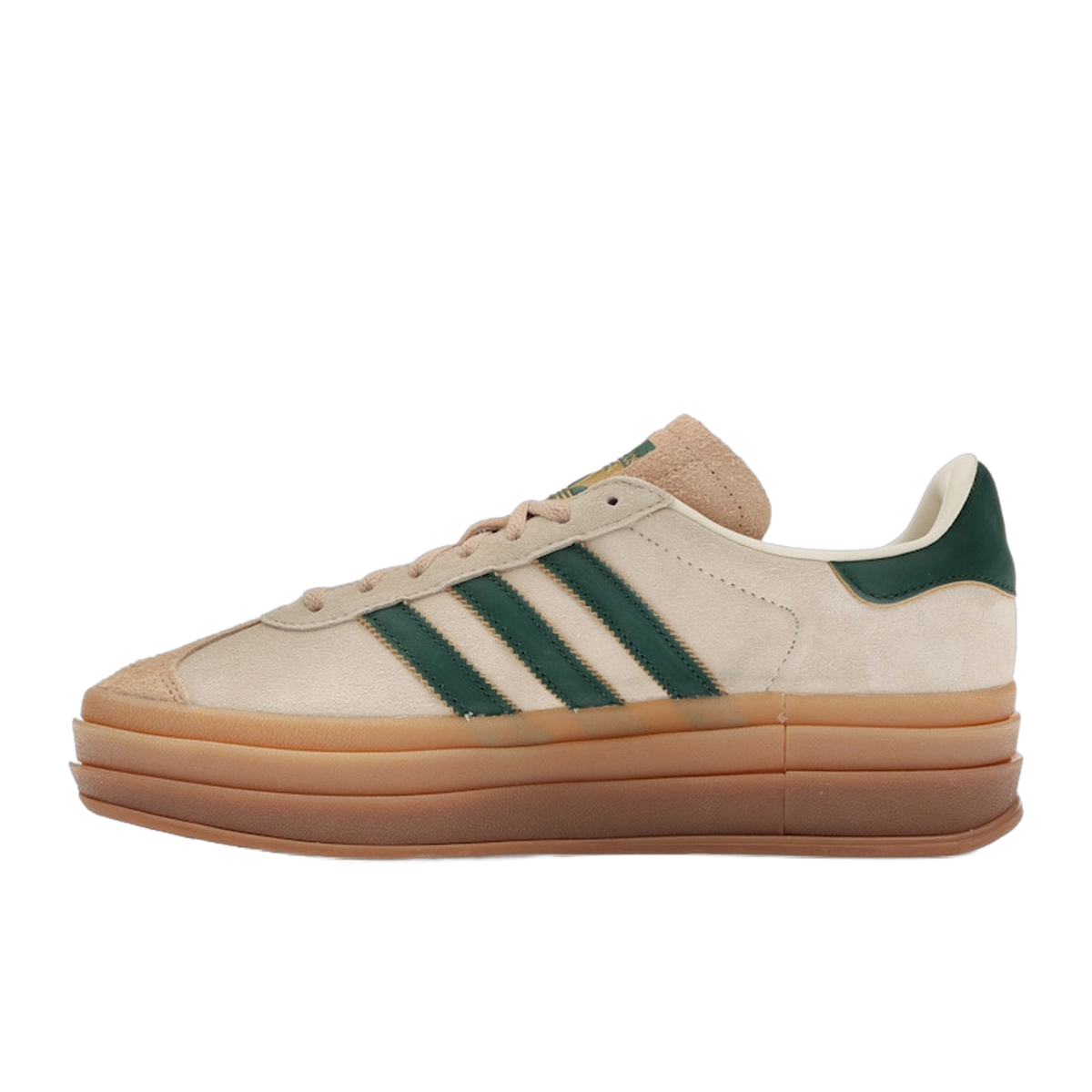 adidas Gazelle Bold Magic Beige Collegiate Green — kolab