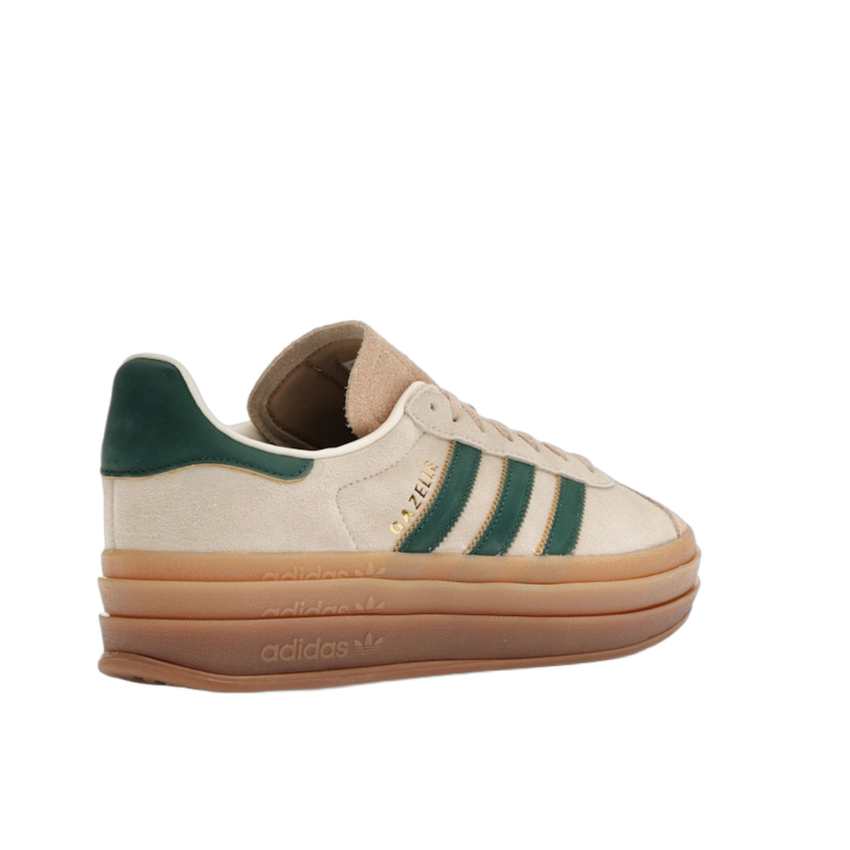 adidas Gazelle Bold Magic Beige Collegiate Green — kolab
