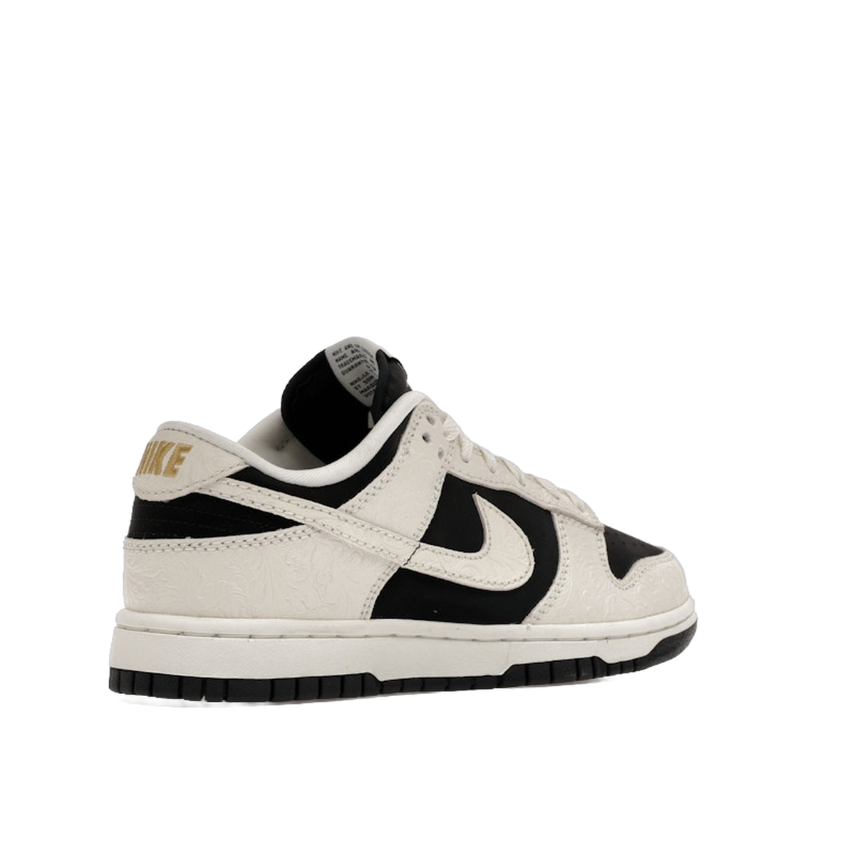 Nike Dunk Low Embossed Black Sail — kolab