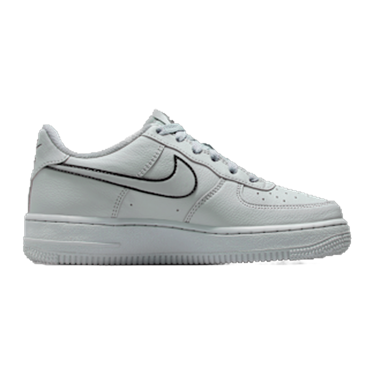 Nike Air Force 1 Light Smoke Grey Black (GS) — kolab