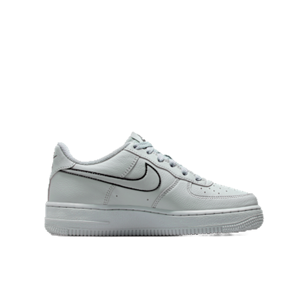 Nike Air Force 1 Light Smoke Grey Black (GS) — kolab