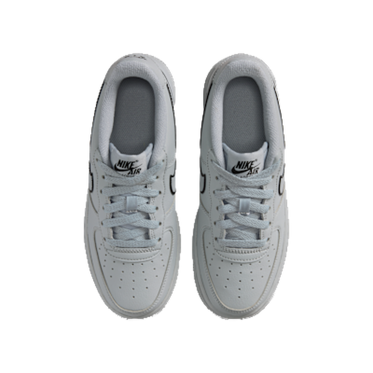 Nike Air Force 1 Light Smoke Grey Black (GS) — kolab