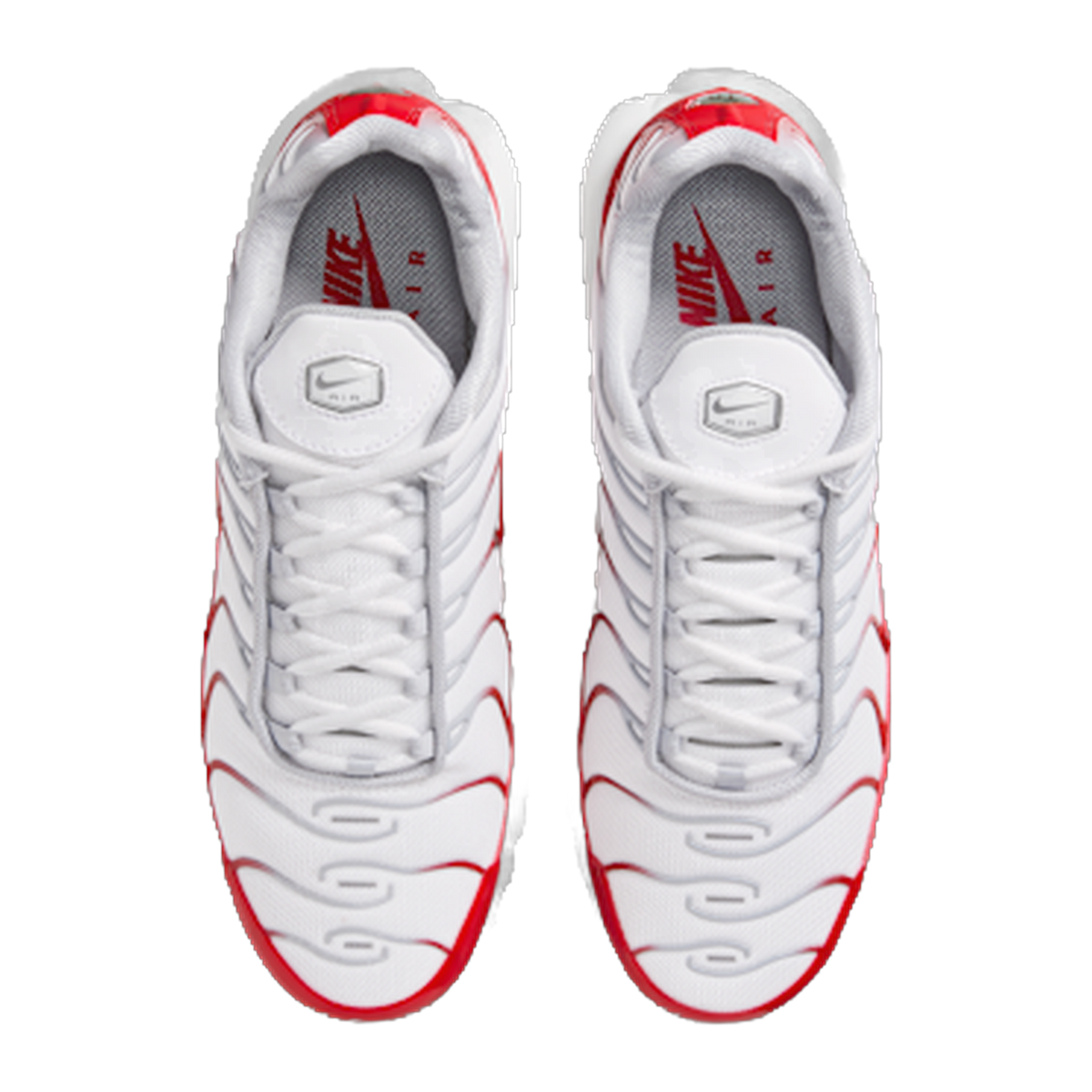Nike Air Max Plus White University Red — kolab