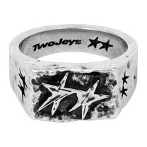 Two Jeys Ignorant Icon Ring Silver