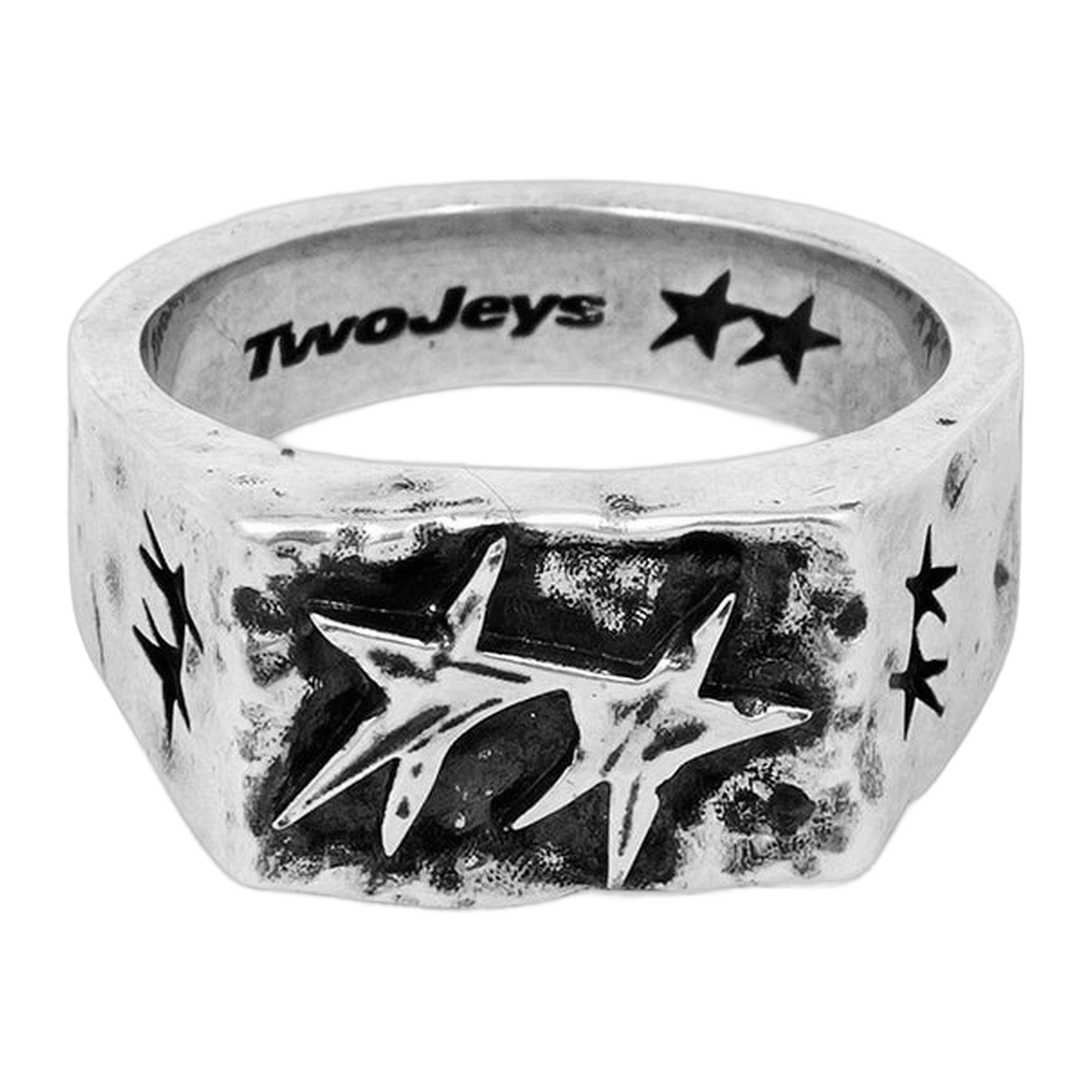 Two Jeys Ignorant Icon Ring Silver