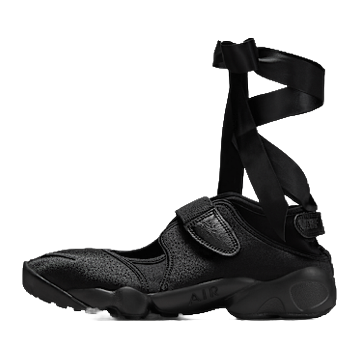 Nike Air Rift Triple Black Satin — kolab