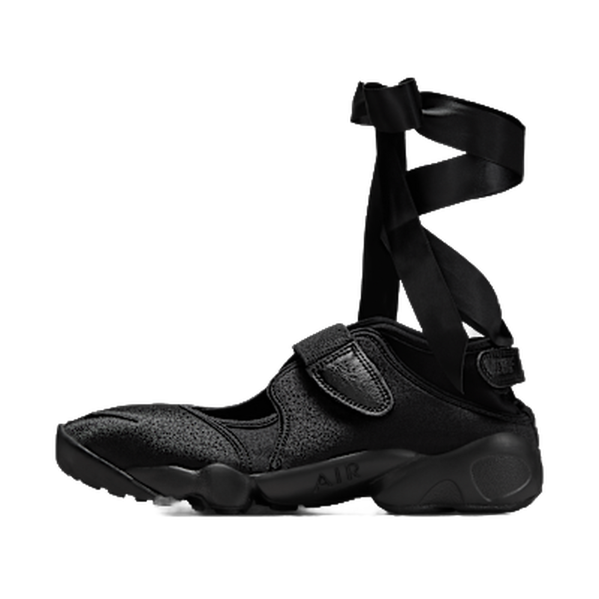 Nike Air Rift Triple Black Satin — kolab