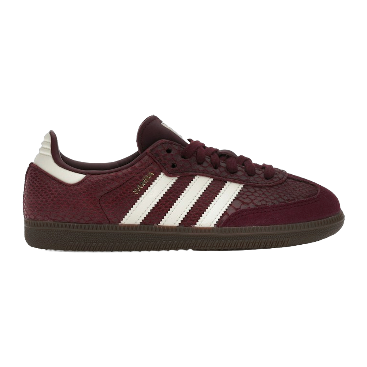 adidas Samba OG Snakeskin Maroon Cream White — kolab