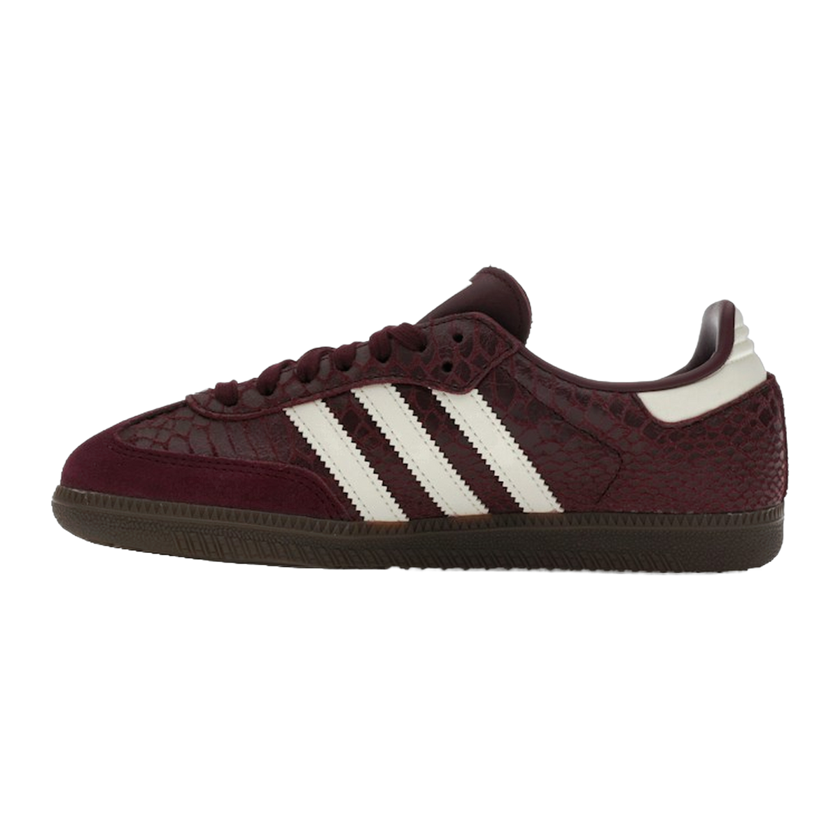 adidas Samba OG Snakeskin Maroon Cream White — kolab