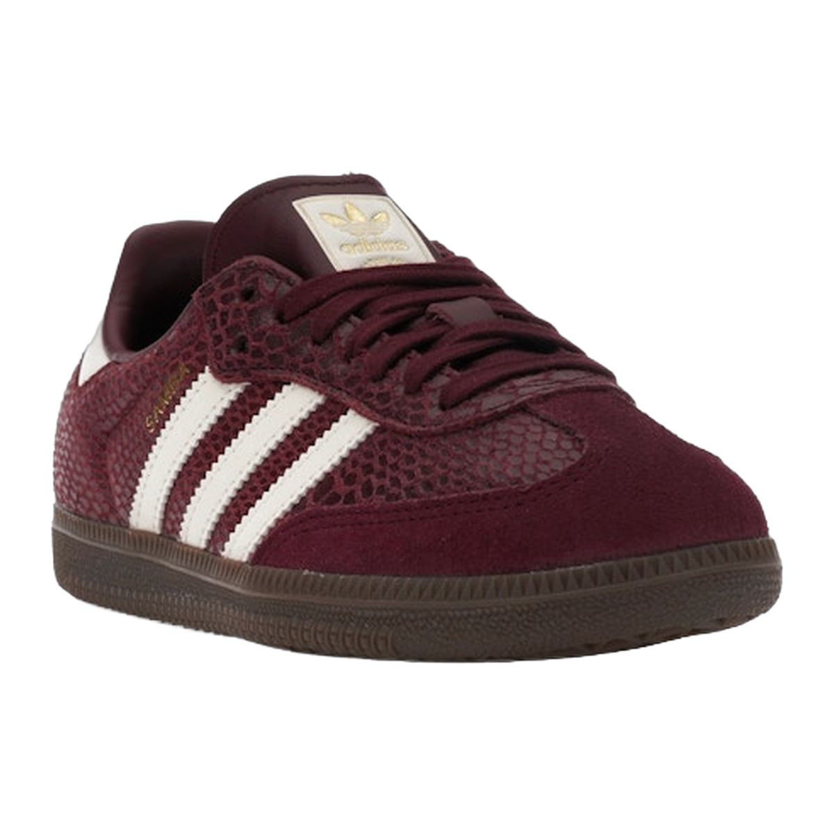 adidas Samba OG Snakeskin Maroon Cream White — kolab