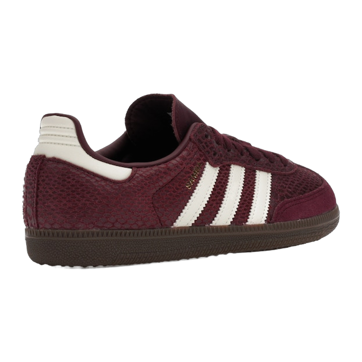 adidas Samba OG Snakeskin Maroon Cream White — kolab