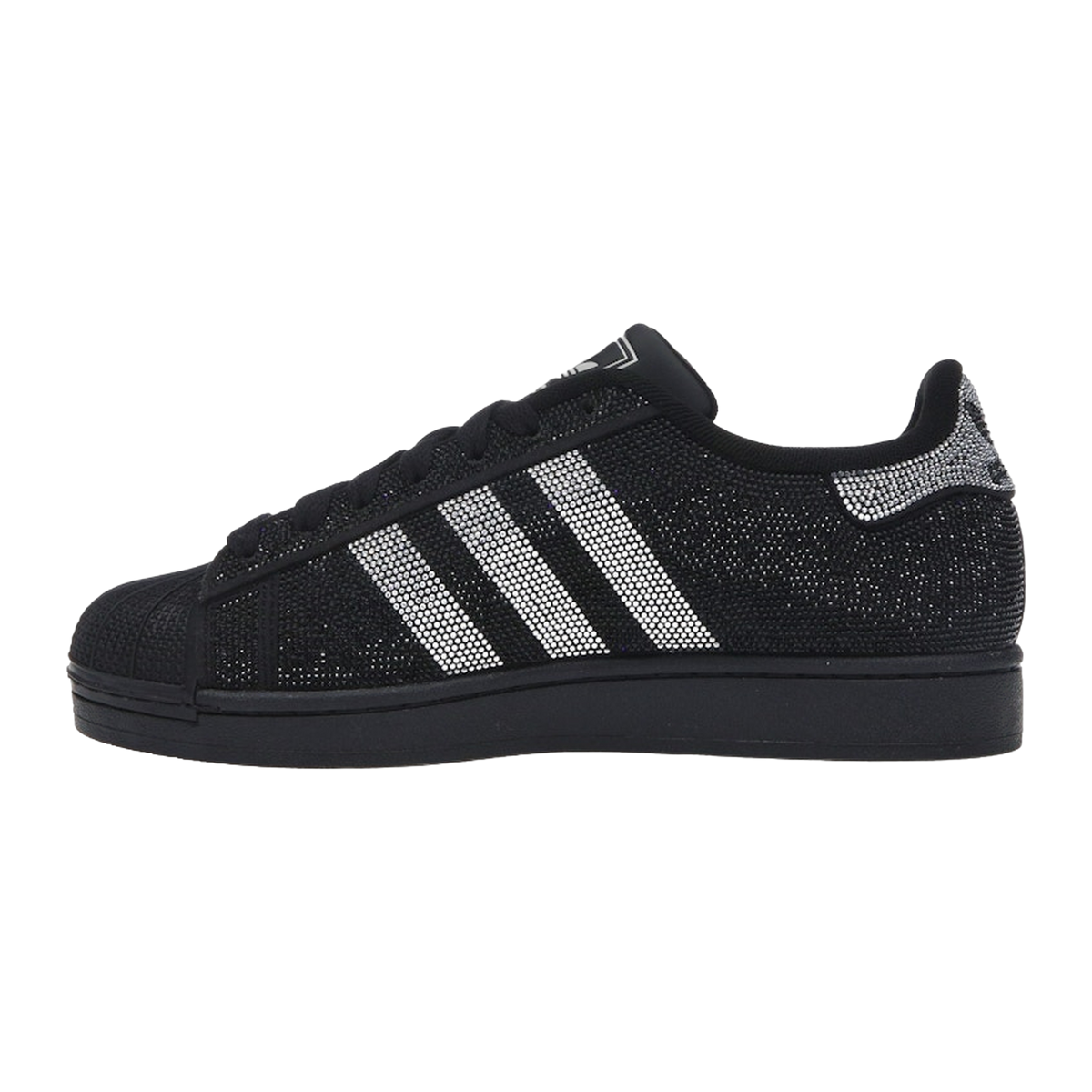 adidas Superstar II Rhinestone Black Silver — kolab