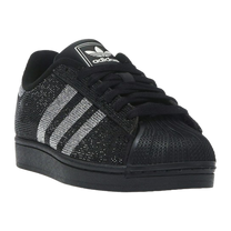adidas Superstar II Rhinestone Black Silver — kolab