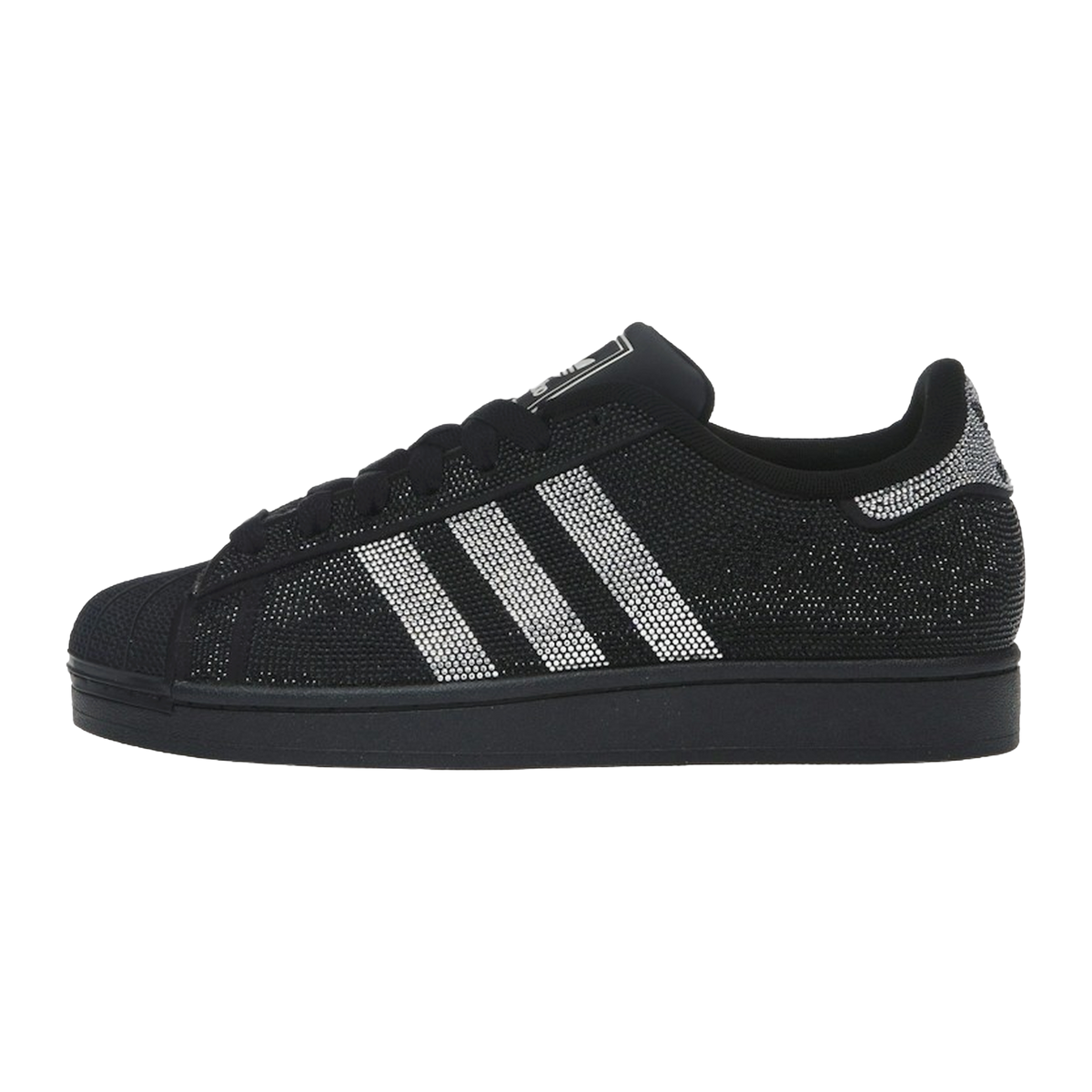adidas Superstar II Rhinestone Black Silver — kolab