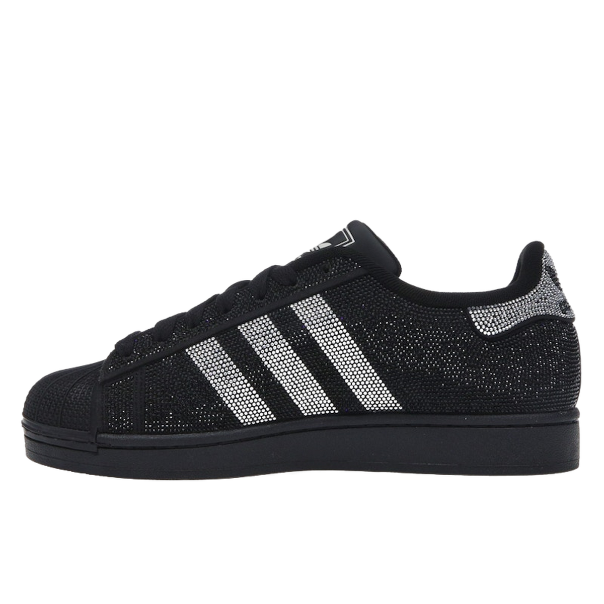 adidas Superstar II Rhinestone Black Silver — kolab