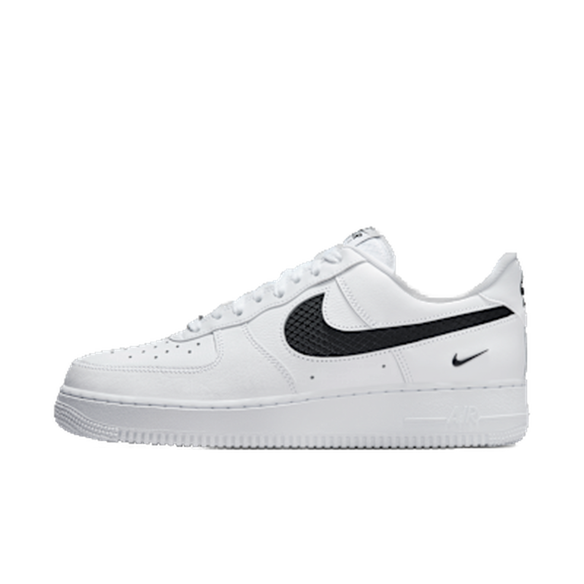 Nike Air Force 1 Low SE Nylon Swoosh White Black — kolab