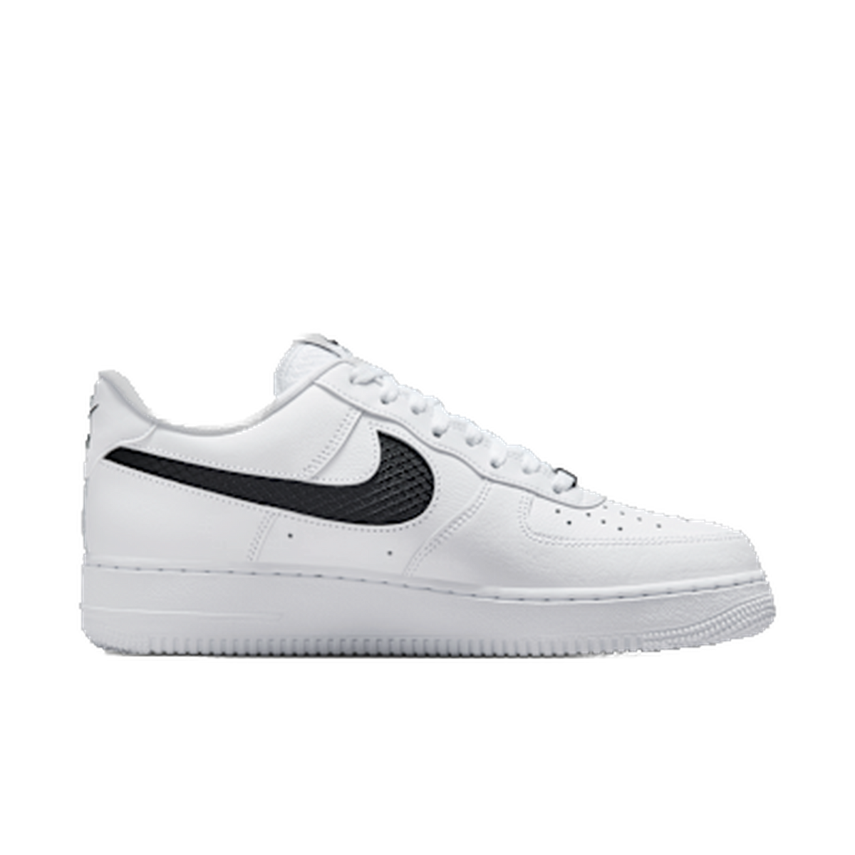 Nike Air Force 1 Low SE Nylon Swoosh White Black — kolab