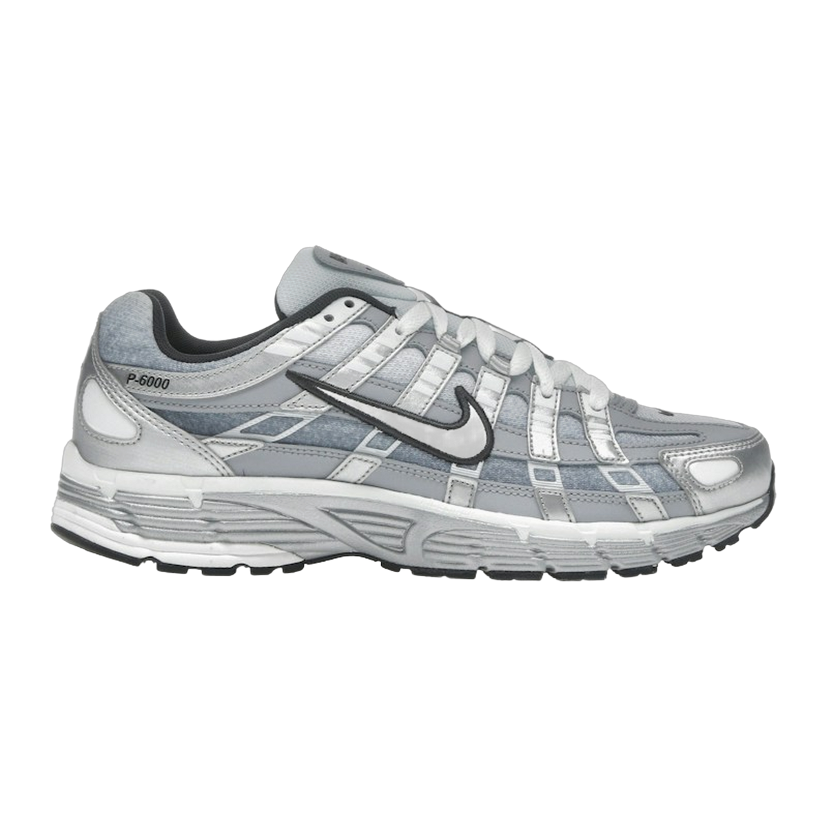 Nike P-6000 Metallic Silver Summit White-Wolf Grey — kolab