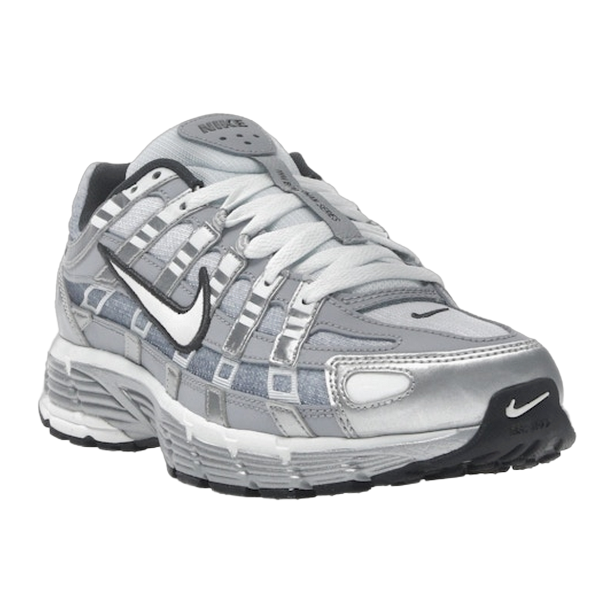 Nike P-6000 Metallic Silver Summit White-Wolf Grey — kolab