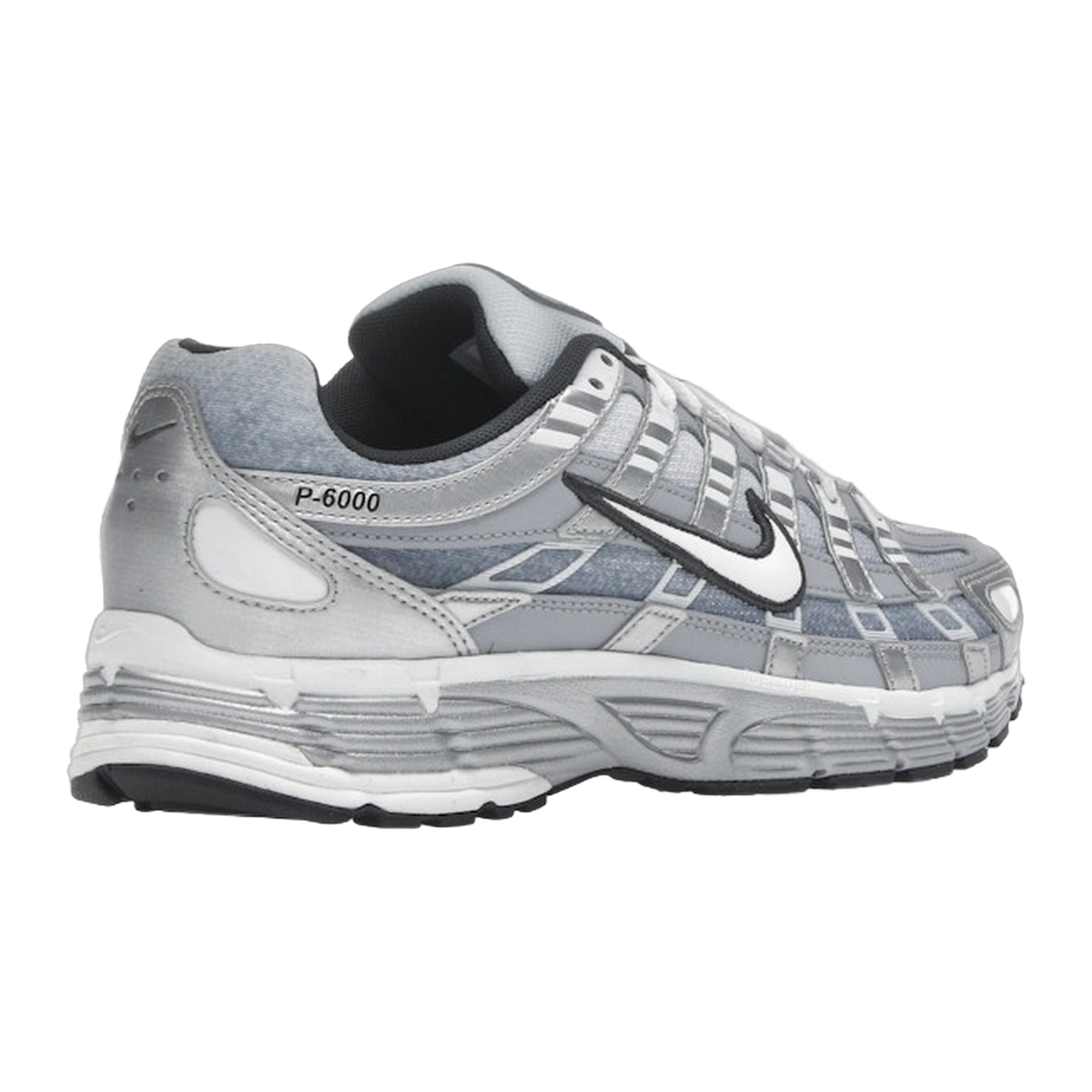 Nike P-6000 Metallic Silver Summit White-Wolf Grey — kolab