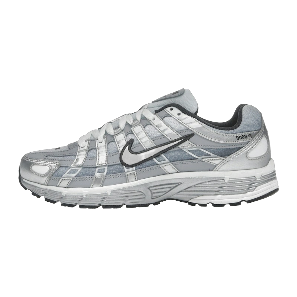 Nike P-6000 Metallic Silver Summit White-Wolf Grey — kolab