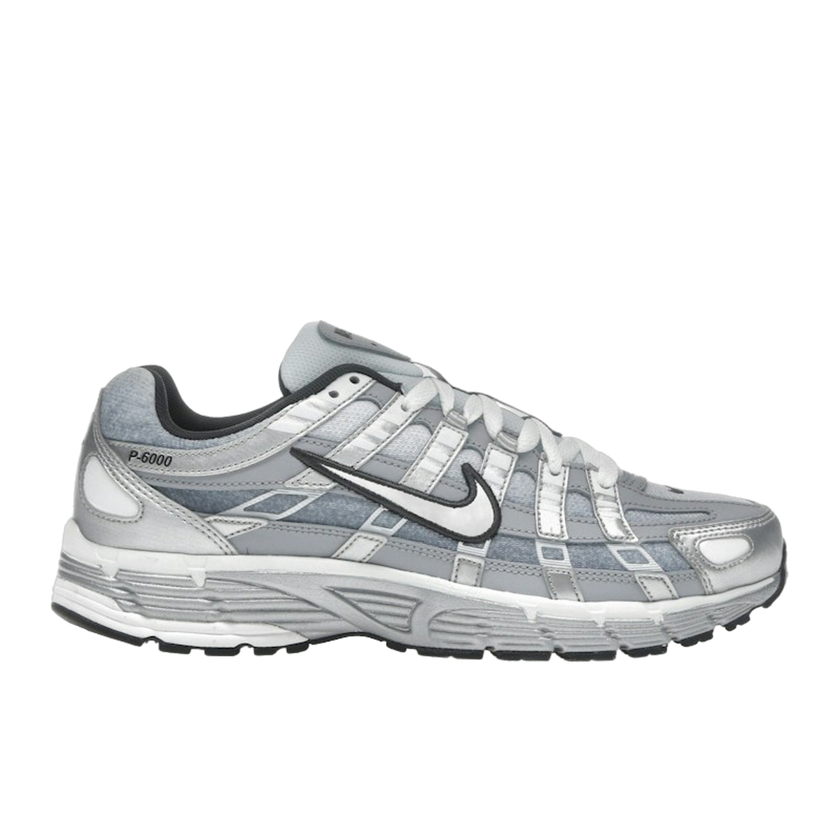 Nike P-6000 Metallic Silver Summit White-Wolf Grey — kolab