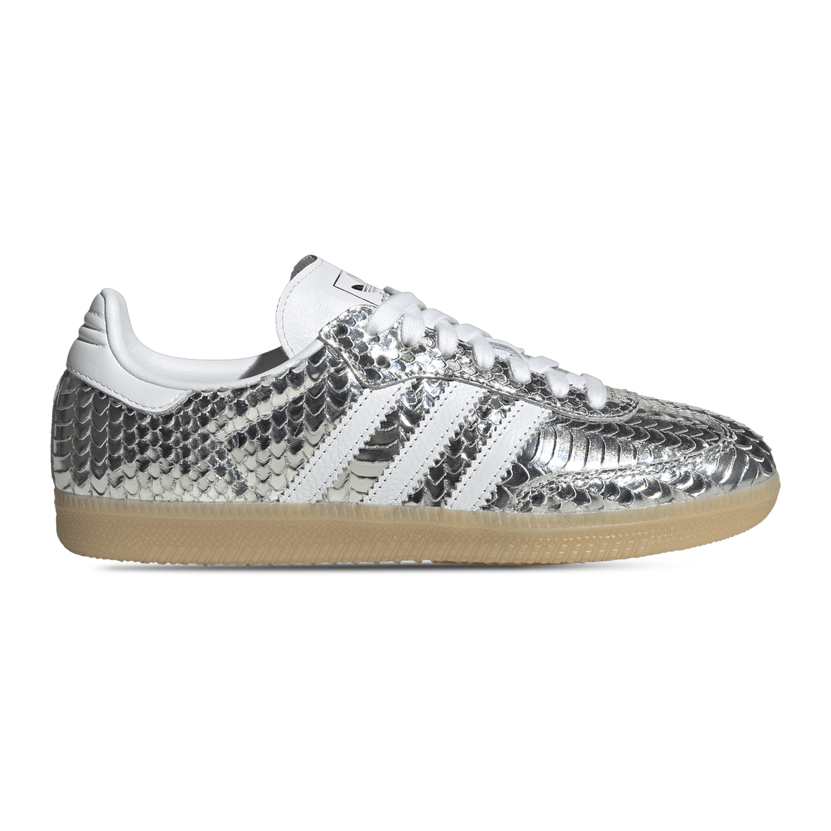 adidas Samba Patent Snakeskin Silver Metallic — kolab