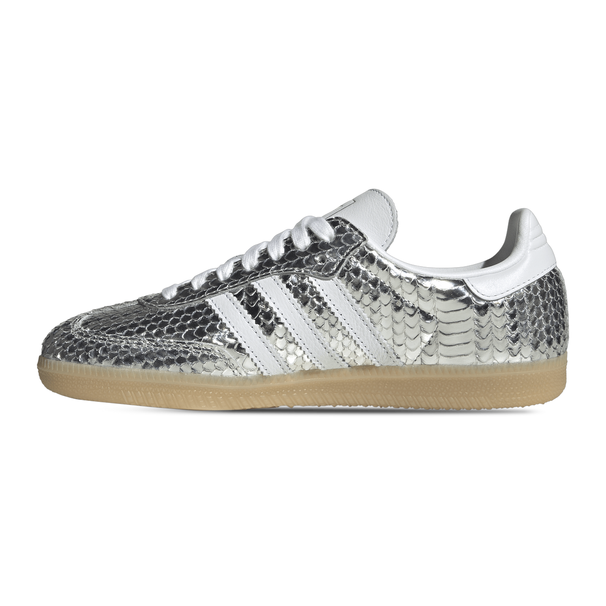 adidas Samba Patent Snakeskin Silver Metallic — kolab