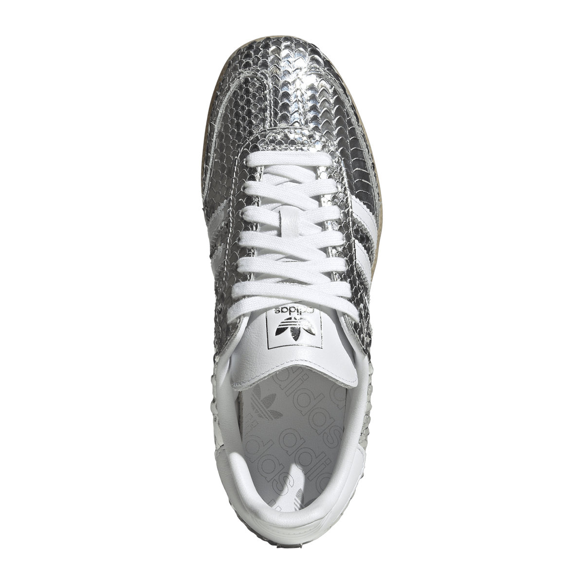 adidas Samba Patent Snakeskin Silver Metallic — kolab