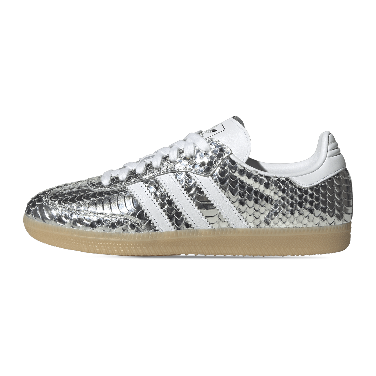 adidas Samba Patent Snakeskin Silver Metallic — kolab