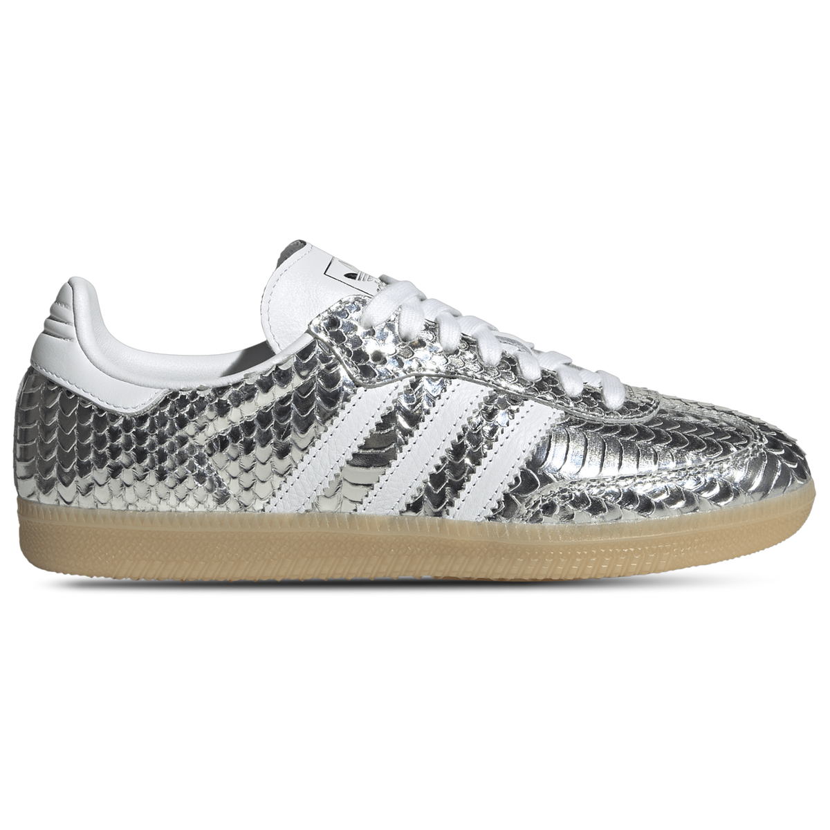 adidas Samba Patent Snakeskin Silver Metallic — kolab