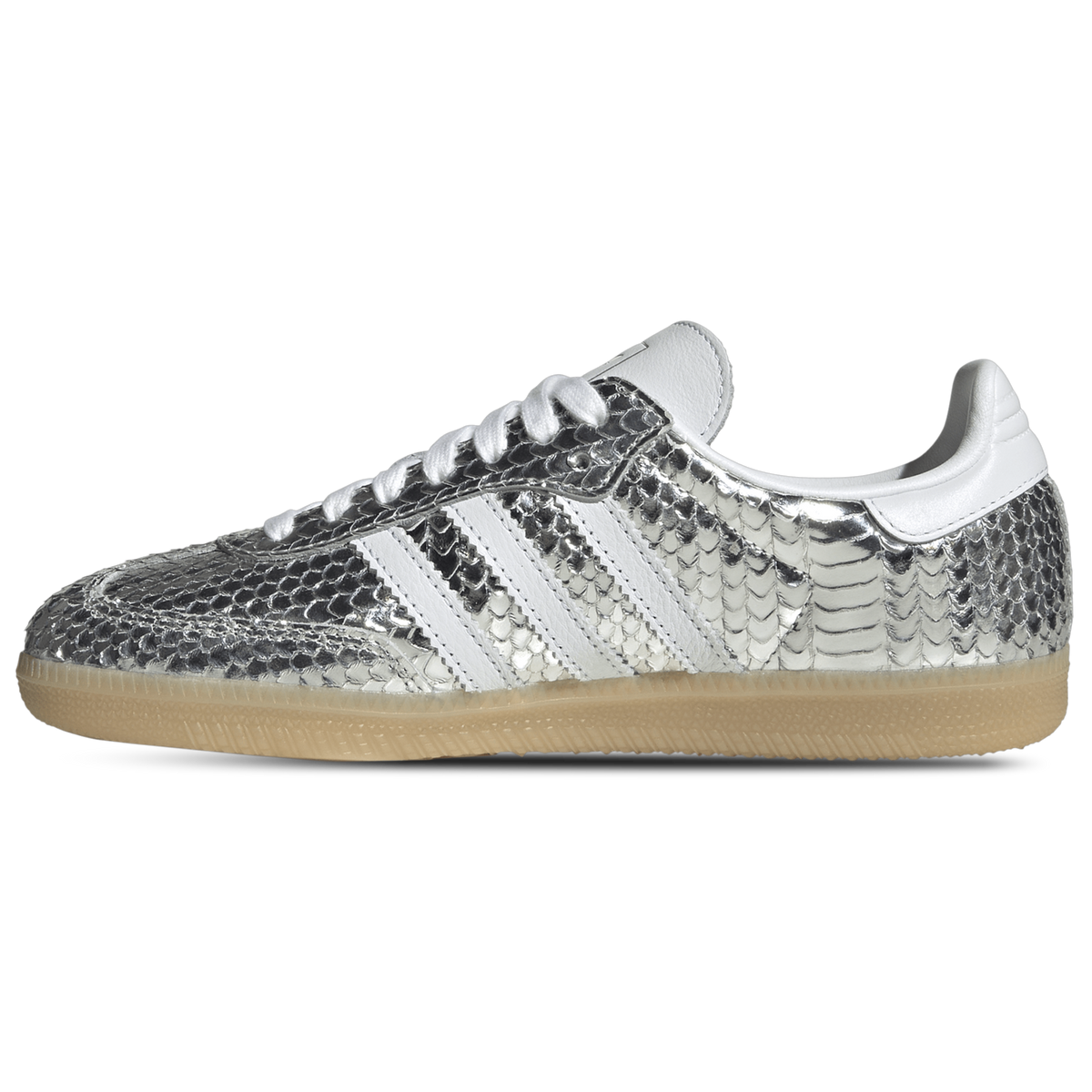 adidas Samba Patent Snakeskin Silver Metallic — kolab