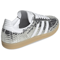 adidas Samba Patent Snakeskin Silver Metallic — kolab
