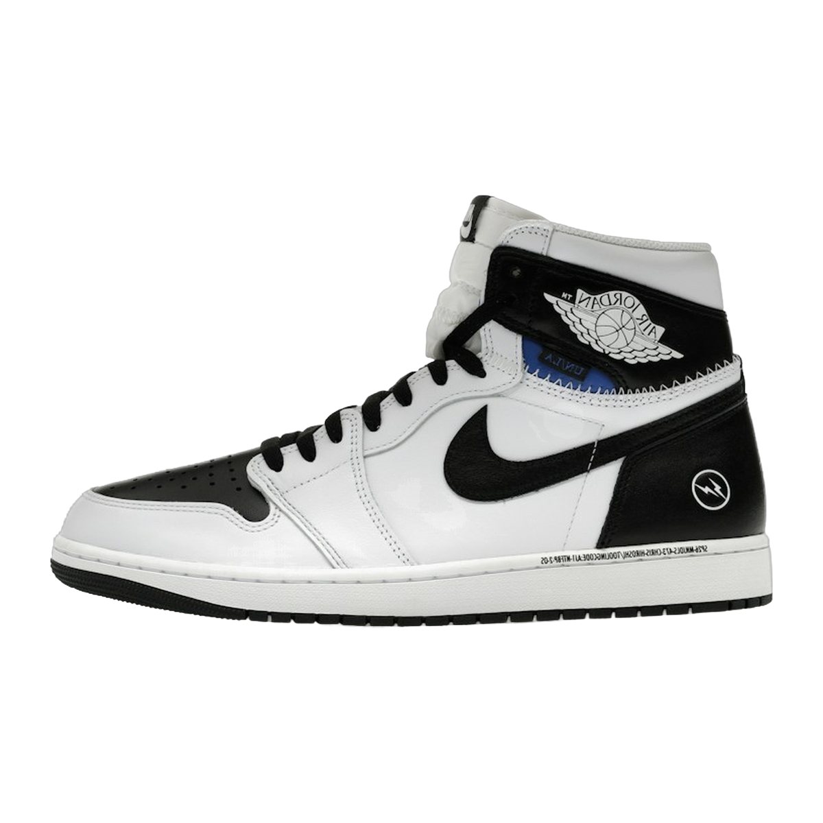 Jordan 1 Retro High OG SP Fragment x Union LA White Black · kolab