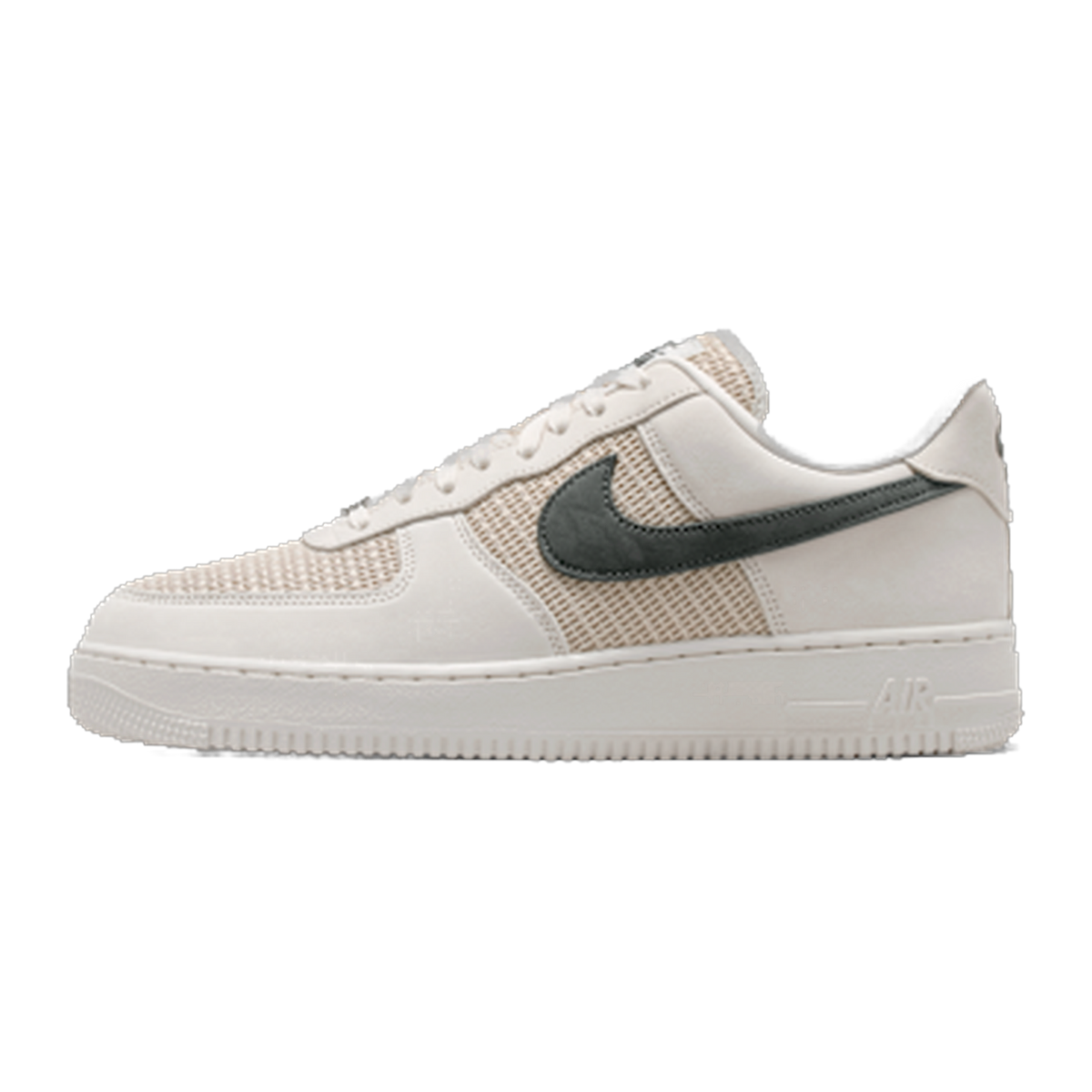 Nike Air Force 1 '07 LV8 'Phantom Cream II Metallic Silver Dark Smoke Grey' — kolab