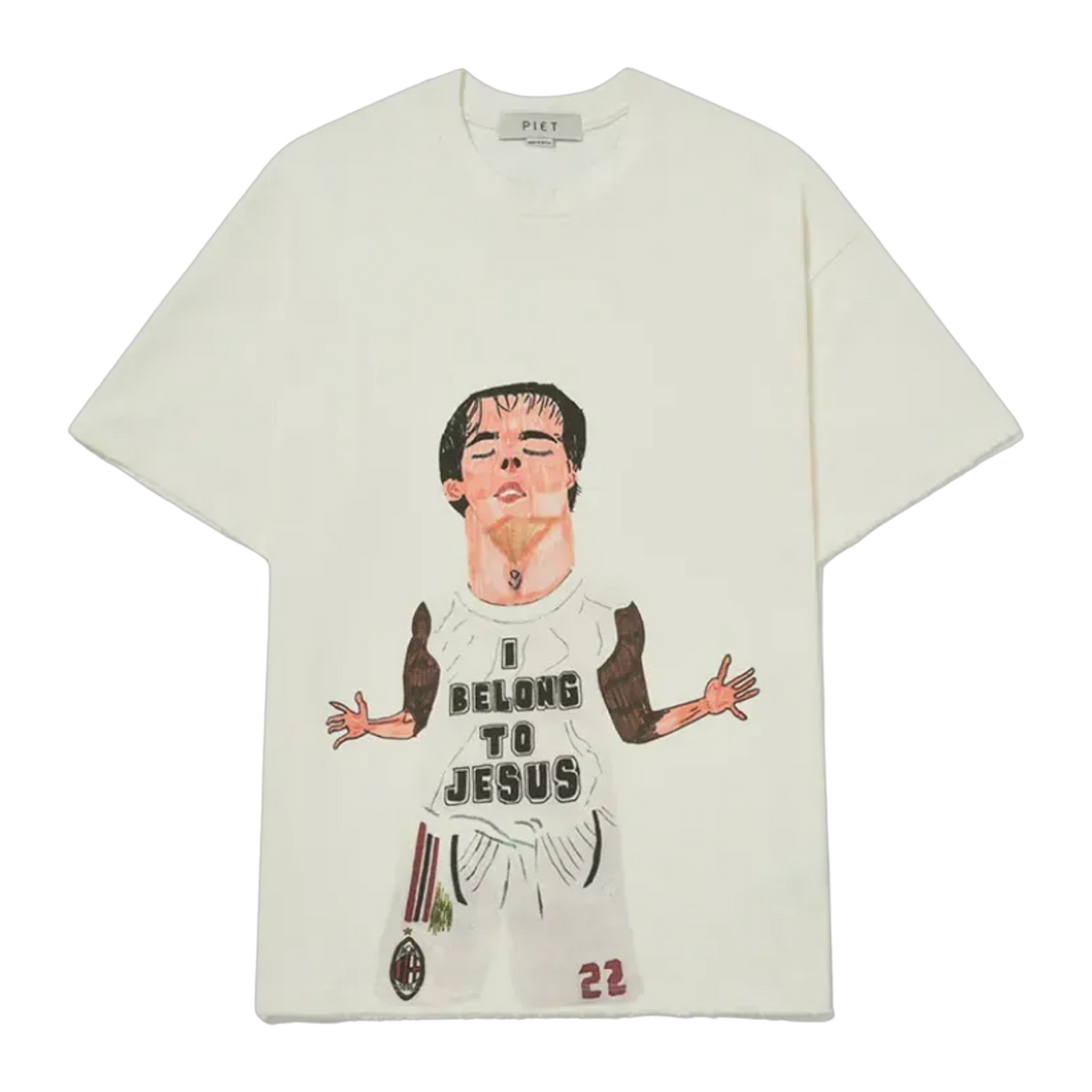 Illustrated Relaxed T-shirt - Bone White